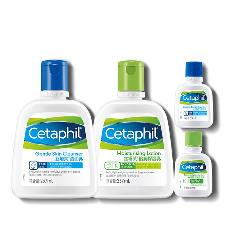 Bộ Sữa Rửa Mặt + Lotion Dưỡng Ẩm Da Cetaphil