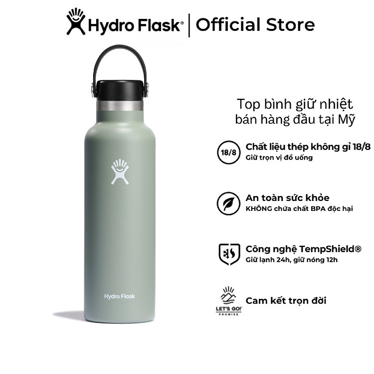 Bình giữ nhiệt Hydro Flask 21 OZ Standard Flex Cap có nắp xoay - Hàng chính hãng(Season 2024)