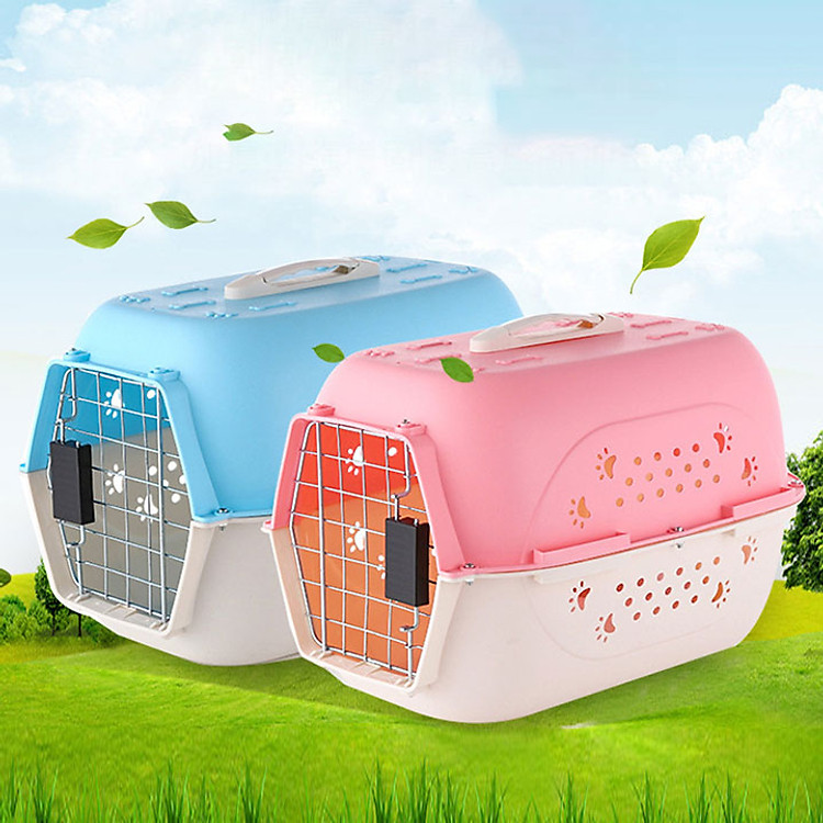 Lồng vận chuyển hàng không 50x32x32cm hình chân cún