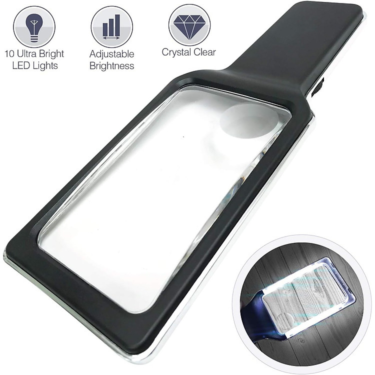 Kính lúp cầm tay Magnipros ED-12 (phóng đại 6x) - Ảnh 4