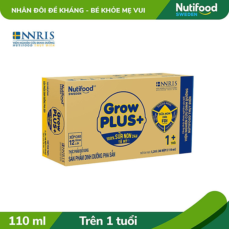 Thùng 48 hộp Sữa bột GrowPLUS+ Vàng Tin cậy Giá rẻ - Hình ảnh 2