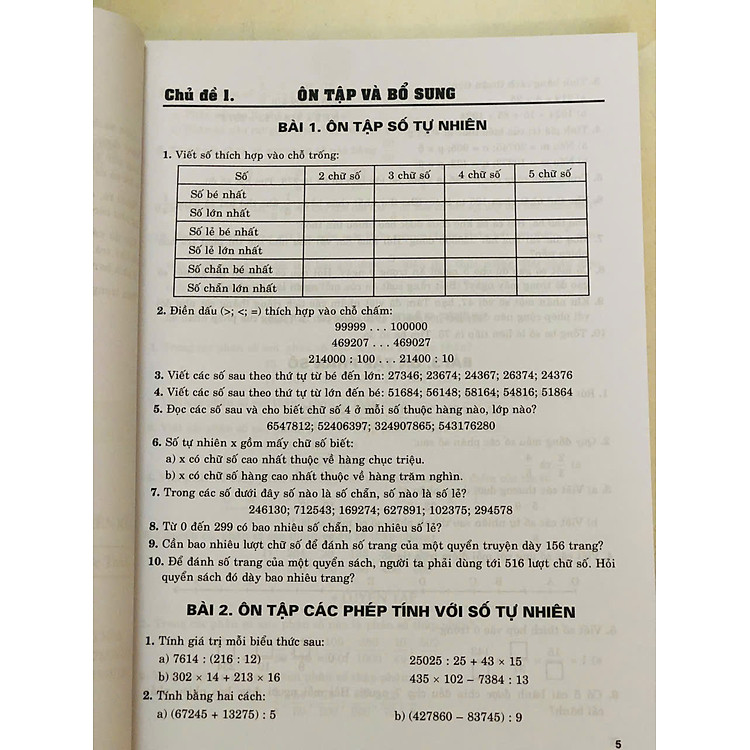 Toán Nâng Cao Lớp 5 (Bồi Dưỡng Và Phát Triển Năng Lực Toán) - Ảnh 6