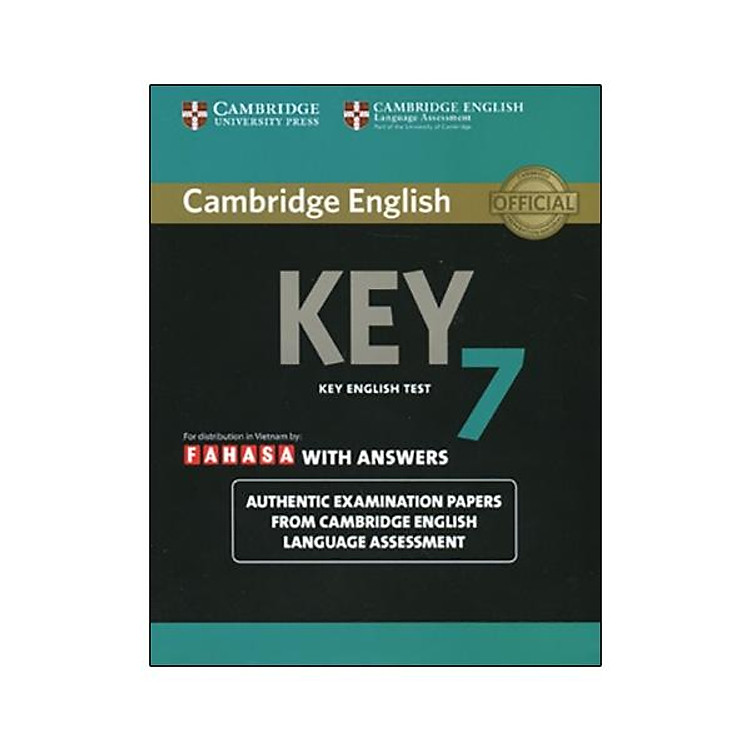Cambridge English KEY – Key English Test 7 with Answers