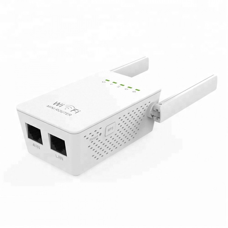 Router Wifi Mini Phát Kiêm Repeater Tốc Độ 300Mbps (Kích Sóng, Mở Rộng Vùng Phủ Sóng)