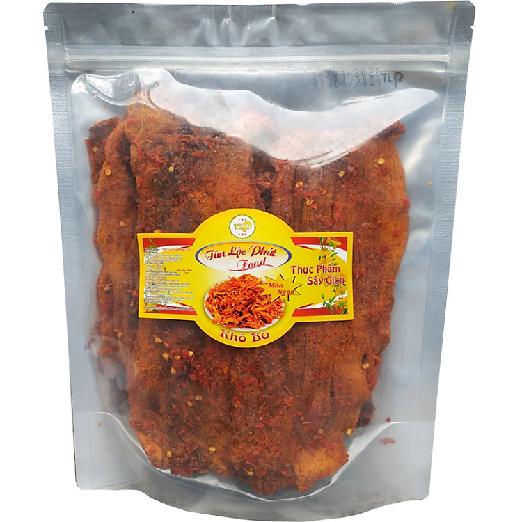 500G THỊT KHÔ BÒ LOẠI MỀM CAY ĐẶC BIỆT THƠM NGON
