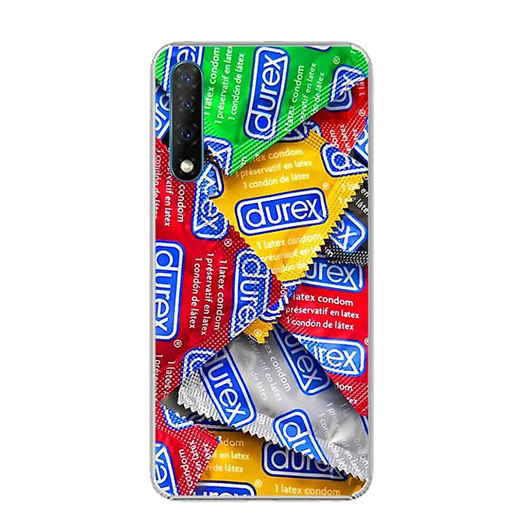 Ốp lưng điện thoại Vsmart Live - 0217 DUREX - Silicon dẻo - Hàng Chính Hãng