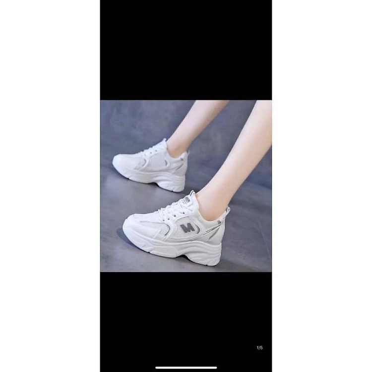Giày thể thao nâng đế chữ M (sẵn)