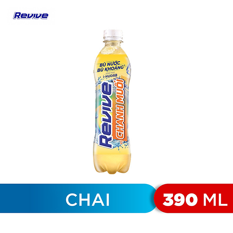 Chai Nước Giải Khát Revive Chanh Muối (390ml/Chai)