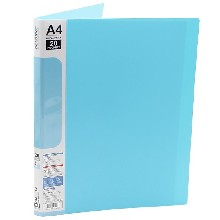 Bìa A4 Flexoffice FO-DB007 (20 lá) - Ảnh 3