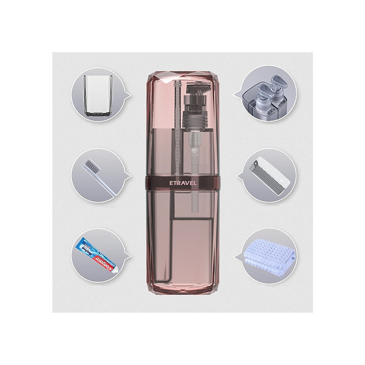 Hộp đựng dụng cụ vệ sinh cá nhân & mỹ phẩm du lịch - Travel kit Etravel cao cấp