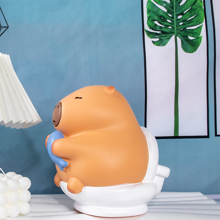 Ống tiết kiệm Chuột Lang Nước CAPYBARA - 18cm - Ảnh 2