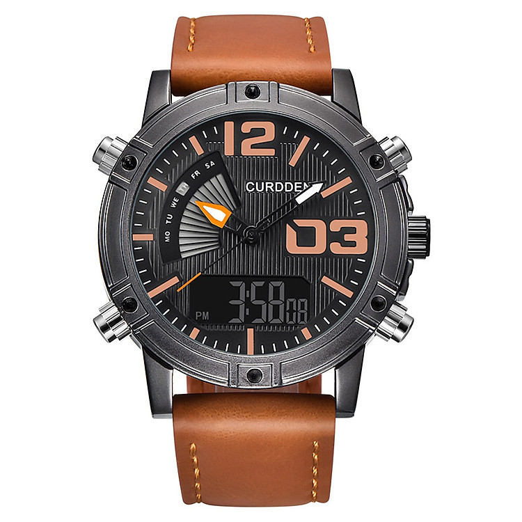 Đồng Hồ Điện Tử Nam Dây Da CURDDEN PKHRCD001 (45mm)