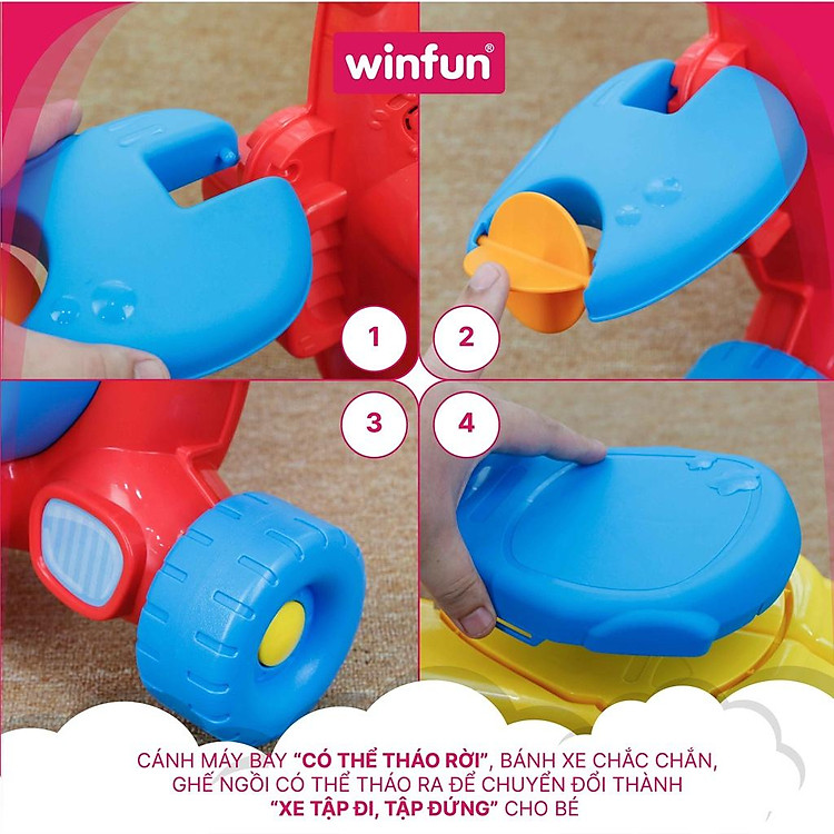 Xe tập đi cho bé Winfun 0875 Chính hãng Tiết kiệm - Hình ảnh 5