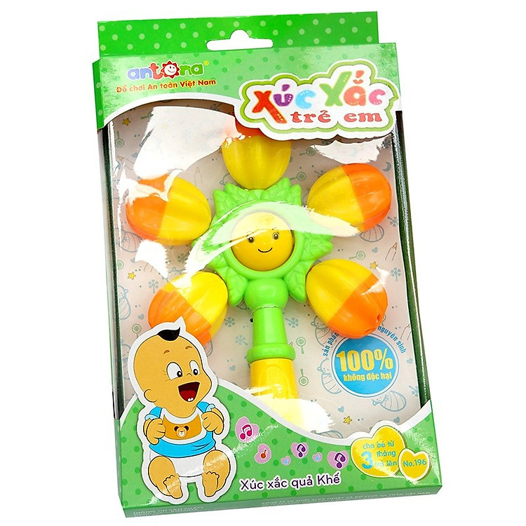 Xúc xắc Antona hình trái cây C020 Chính hãng Giá tốt - Hình ảnh 4