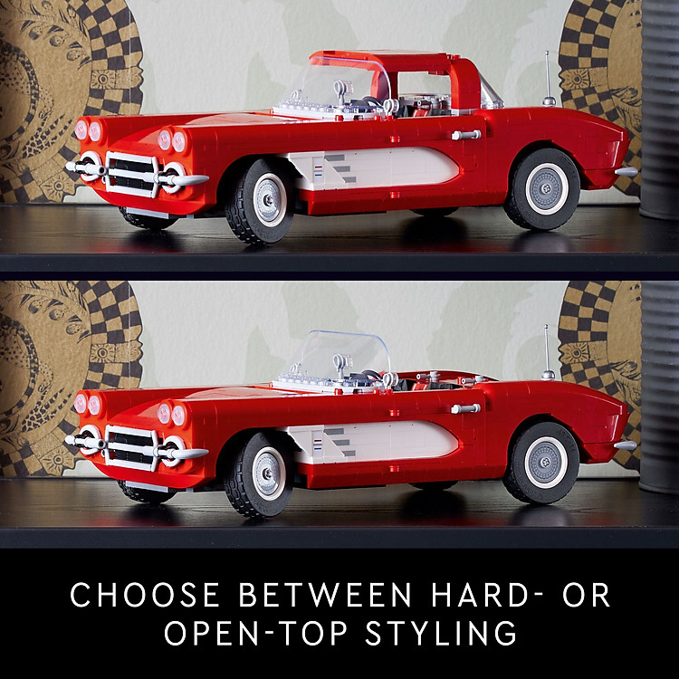 Mua LEGO 10321 Siêu xe Corvette 1961 Chính hãng Giá rẻ - Hình ảnh 3