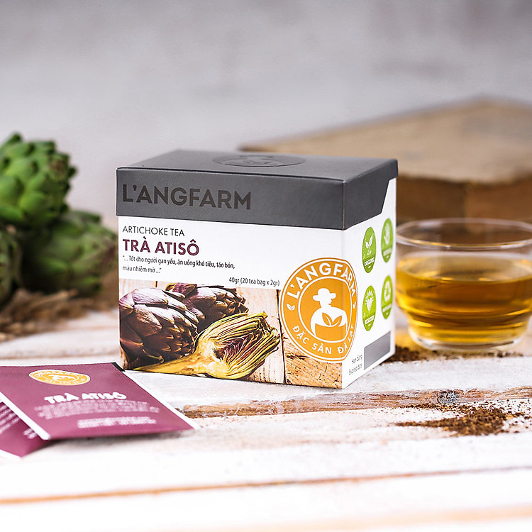 Trà atiso túi lọc, (20 túi/ hộp), LANGFARM, Đà Lạt