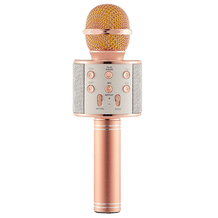 Mic Hát Karaoke Kèm Loa Bluetooth WS-858 Đa Năng (Giao Màu Ngẫu Nhiên)