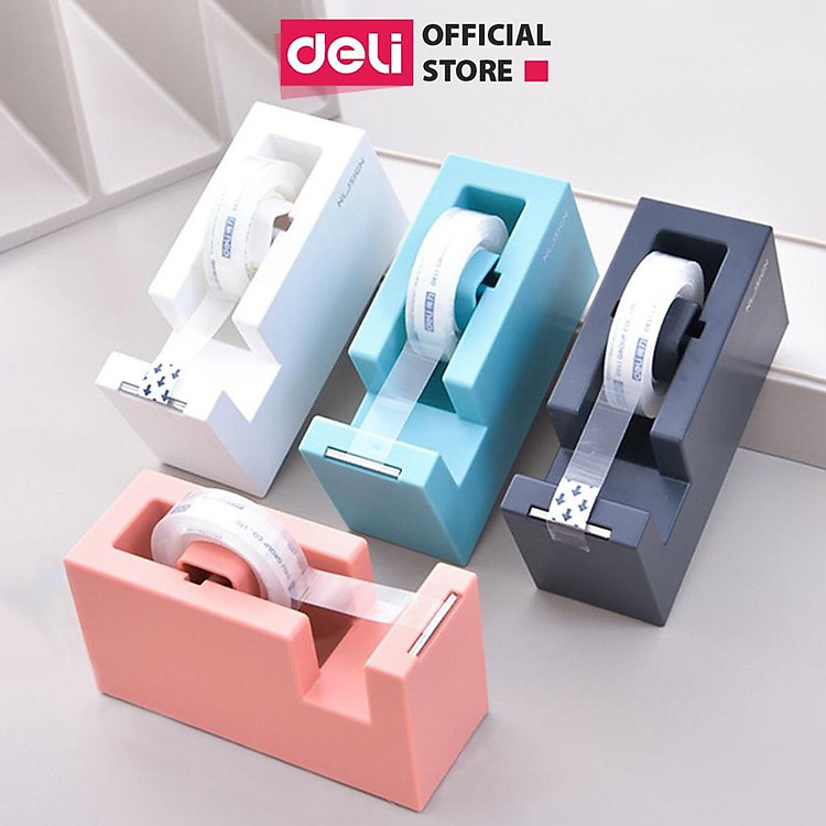 Cắt Băng Dính Để Bàn Nusign Deli NS121 – Xanh Dương