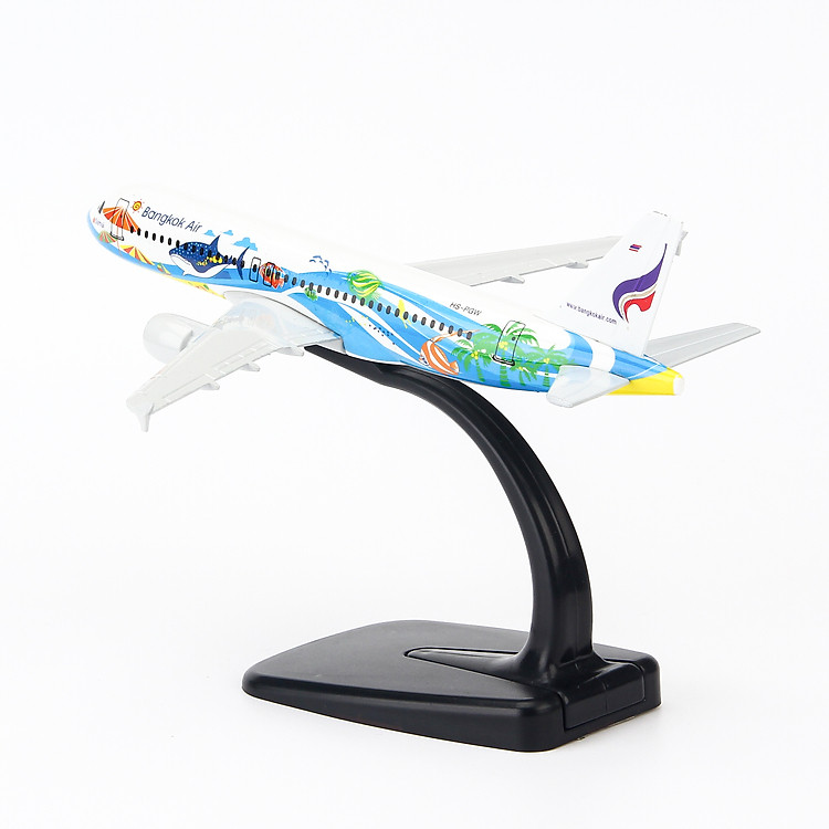 Mô hình máy bay Bangkok Airways A320 16cm Chính hãng Giá tốt - Hình ảnh 3