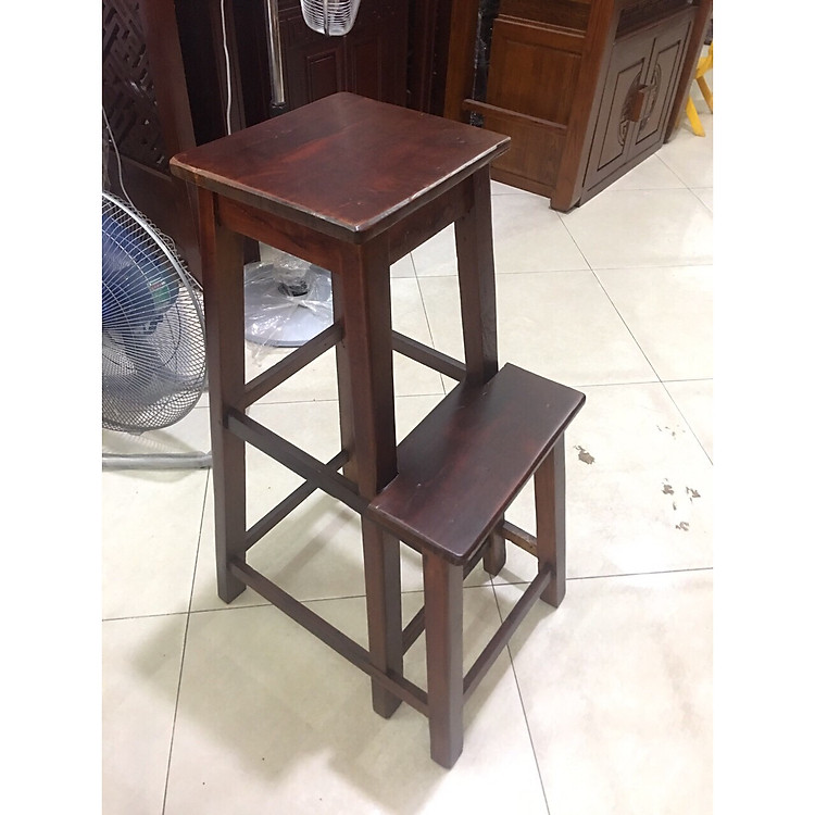 Ghế thắp hương ( thắp nhang) phun sơn - 2 bậc