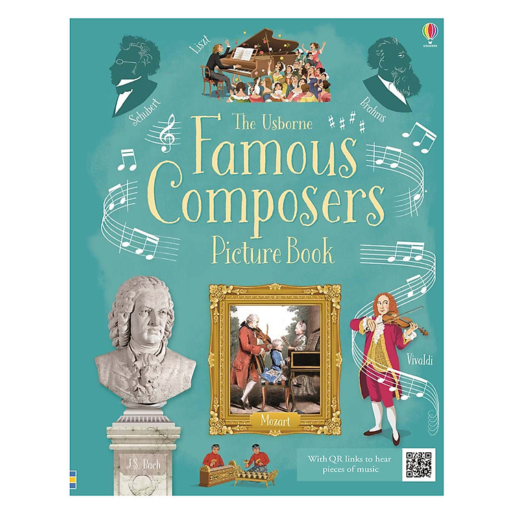 Sách tiếng Anh - Usborne Classical Music: Famous Composers Picture Book