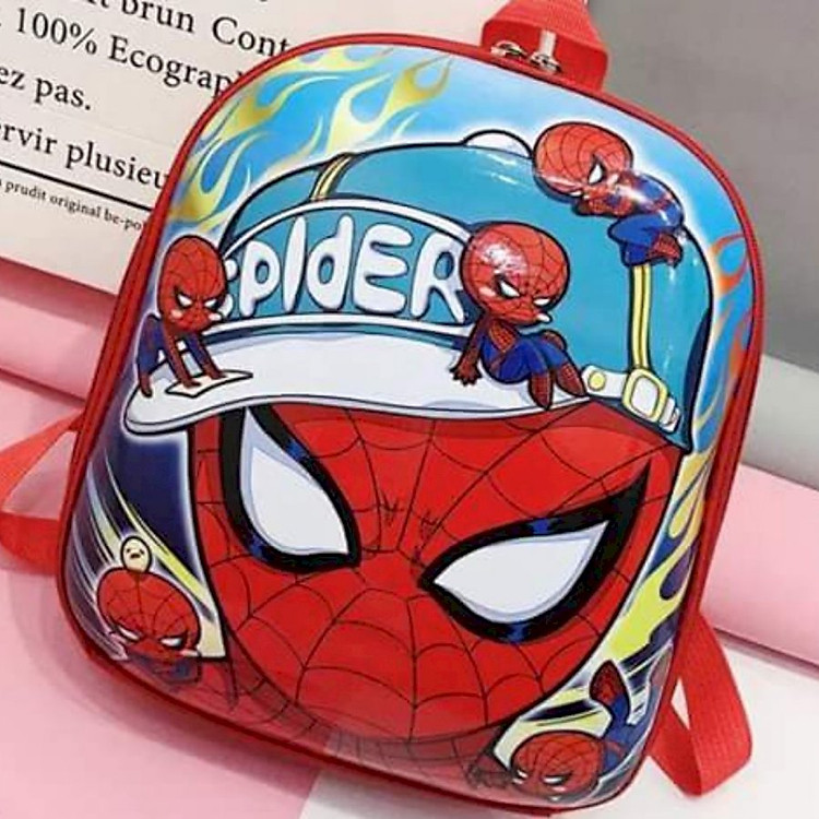 Balo hộp in hình dễ thương cho bé mẫu giáo