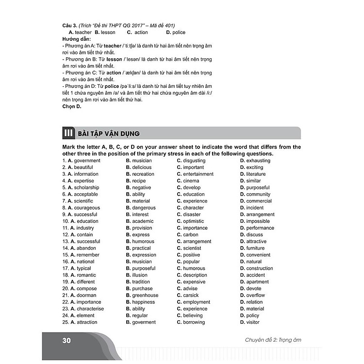 Bí Quyết Chinh Phục Điểm Cao Kỳ Thi THPT Quốc Gia Môn Tiếng Anh - Ảnh 2