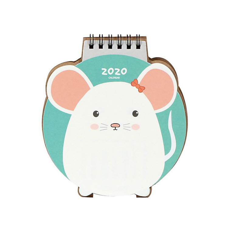Lịch Để Bàn 2020 Hình Chú Chuột Ver.2 (13x16cm)