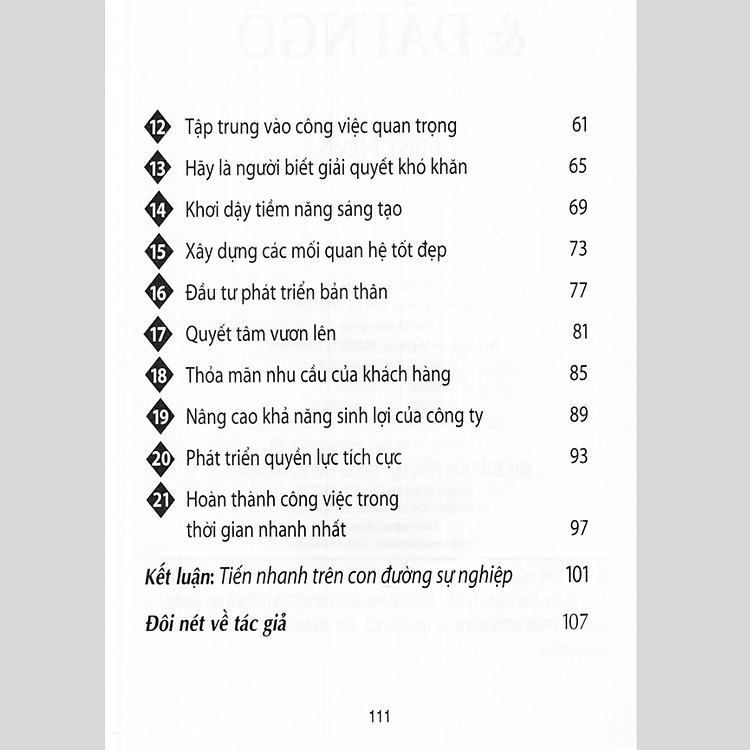 Để Được Trọng Dụng & Đãi Ngộ (Tái Bản 2016) - Ảnh 3