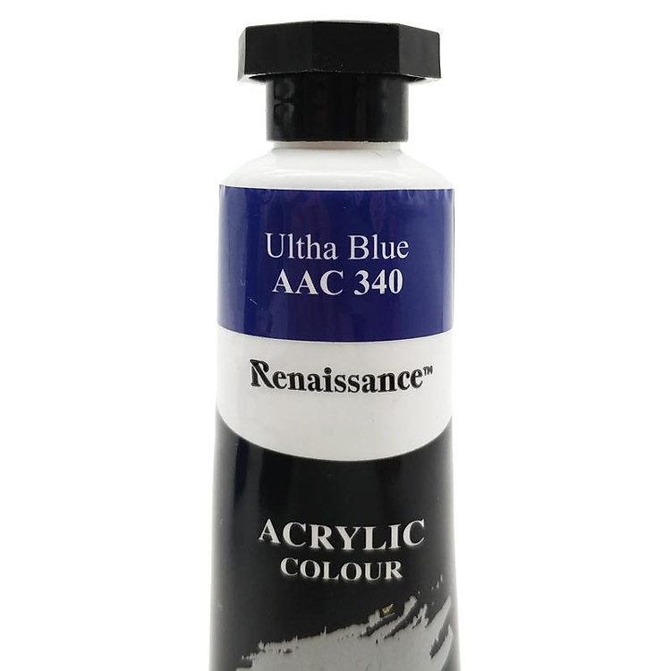Tuýp Màu Acrylic 45 ml - Renaissance #340 - Ultha Blue - Ảnh 5