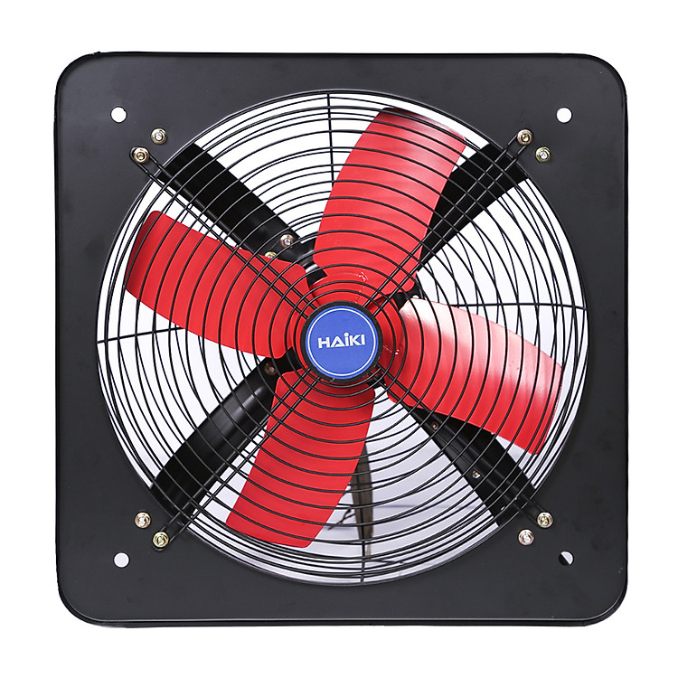 Quạt Thông Gió Công Nghiệp Vuông Có Lưới Haiki HKV60CL (280W) - Hàng chính hãng