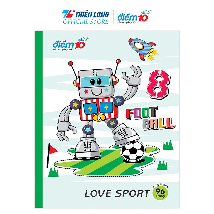 Bộ 5 Tập Học Sinh 96 Trang 4 Ô Ly Vuông 100gsm - Ảnh 4