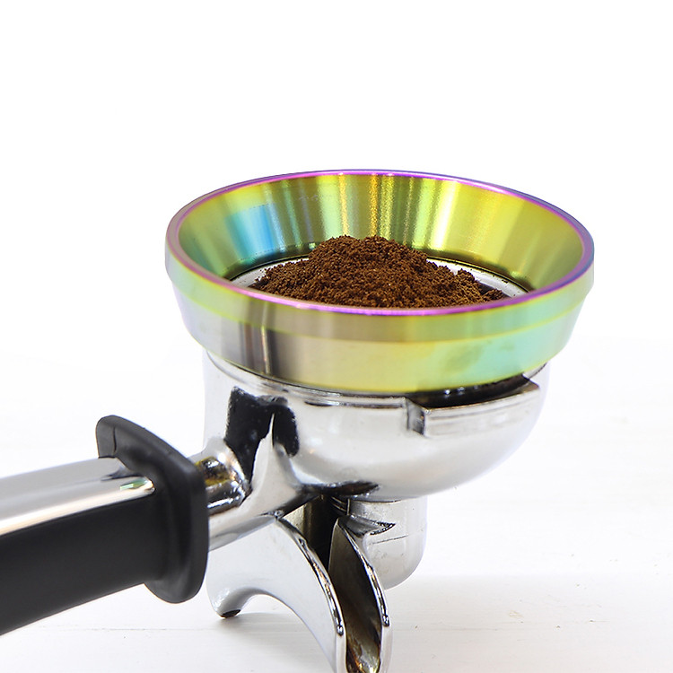 Stainless Steel Anti-Fly Dosing Ring Duster For 58mm Coffee Tamper Coffee Powder Anti-Fly For Espresso Barista Tools