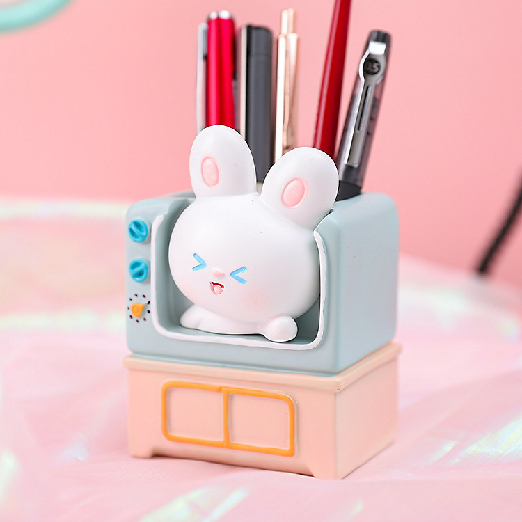 Ống Cắm Bút Thỏ Mori (Xanh)