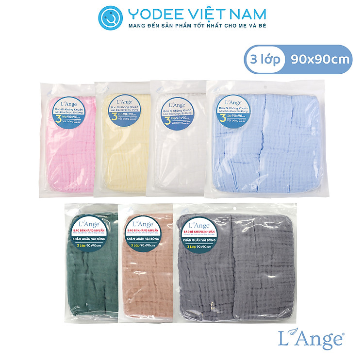 Tham Khảo tại ConCung: Khăn quấn L’Ange cho bé 90x90cm , nhận ngay nhiều Ưu đãi