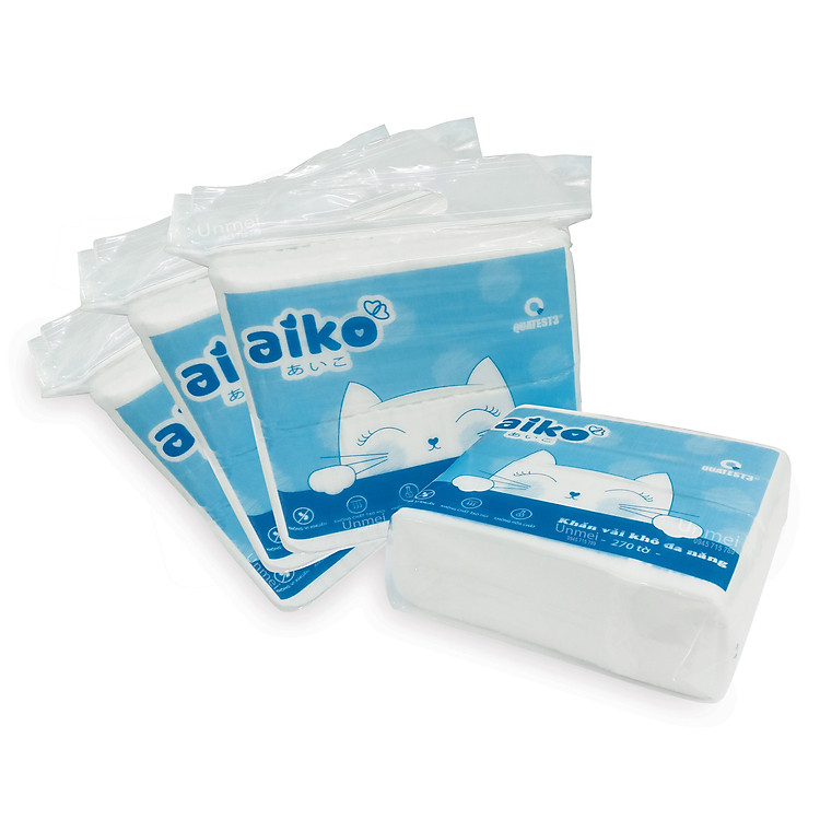 COMBO 4 GÓI KHĂN VẢI KHÔ AIKO Giá tốt