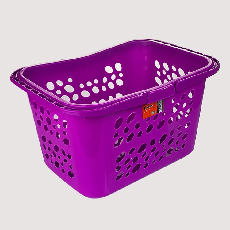 Giỏ nhựa có quai xách Lava (405 x 285 x 243 mm)