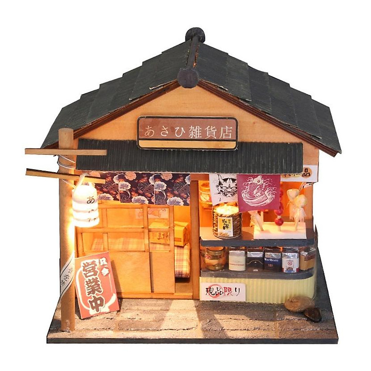 Mô hình nhà búp bê I-DIY hiệu tạp hóa ChaoYang theo phong cách Nhật Japanese Style