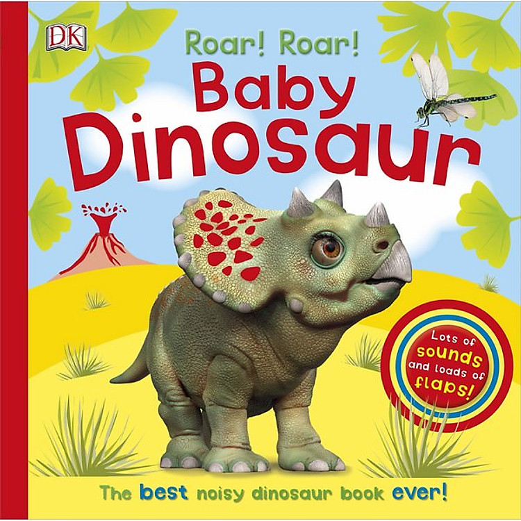 Sách Roar! Roar! Baby Dinosaur