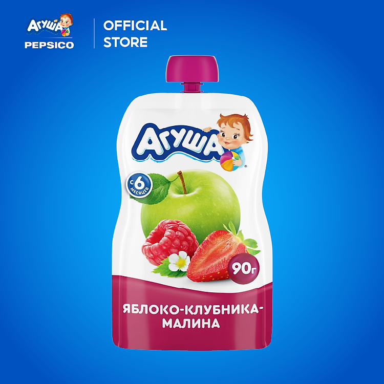 Nơi mua Combo 6 Gói Trái Cây Nghiền Agusha 90g Đảm bảo Giá rẻ - Hình ảnh 2