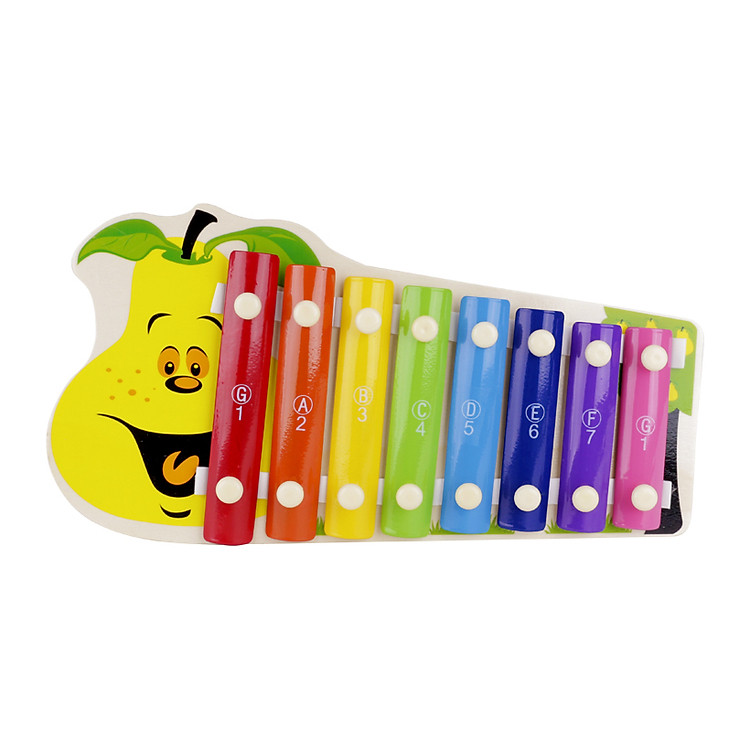 Đàn gỗ 8 thanh hoa quả