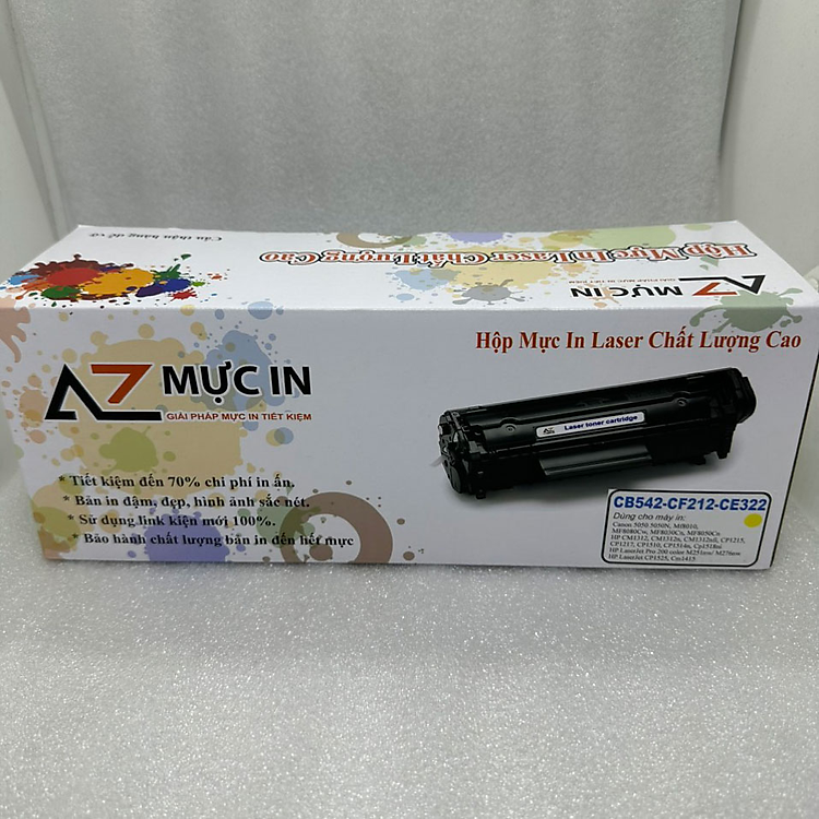 Hộp Mực AZ 131A CF210/ CF211/ CF212/ CF213 dùng cho máy in laser màu Hp M251nw/ M276nw, Canon LBP7100Cn/ Canon LBP7110Cn - Hàng chính hãng