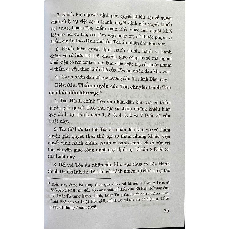 Luật Tố Tụng Hành Chính (Sửa Đổi, Bổ Sung 2025) - Ảnh 4