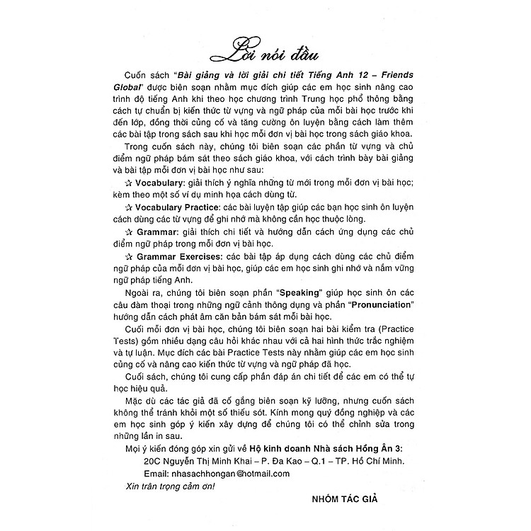 Bài Giảng Và Lời Giải Chi Tiết Tiếng Anh 12 (Theo Chương Trình GDPT Mới Friends Global) - Ảnh 4