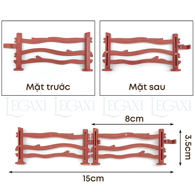 Set 14 hàng rào đồ chơi Legaxi Chính hãng Ưu đãi - Hình ảnh 2