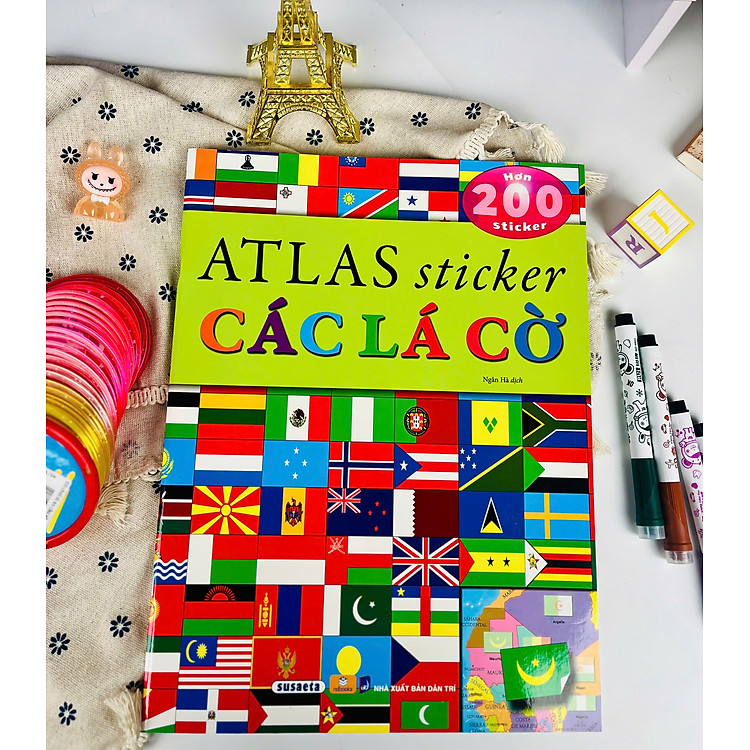 Atlas Sticker Các Lá Cờ - Hơn 200 Sticker - Ảnh 3