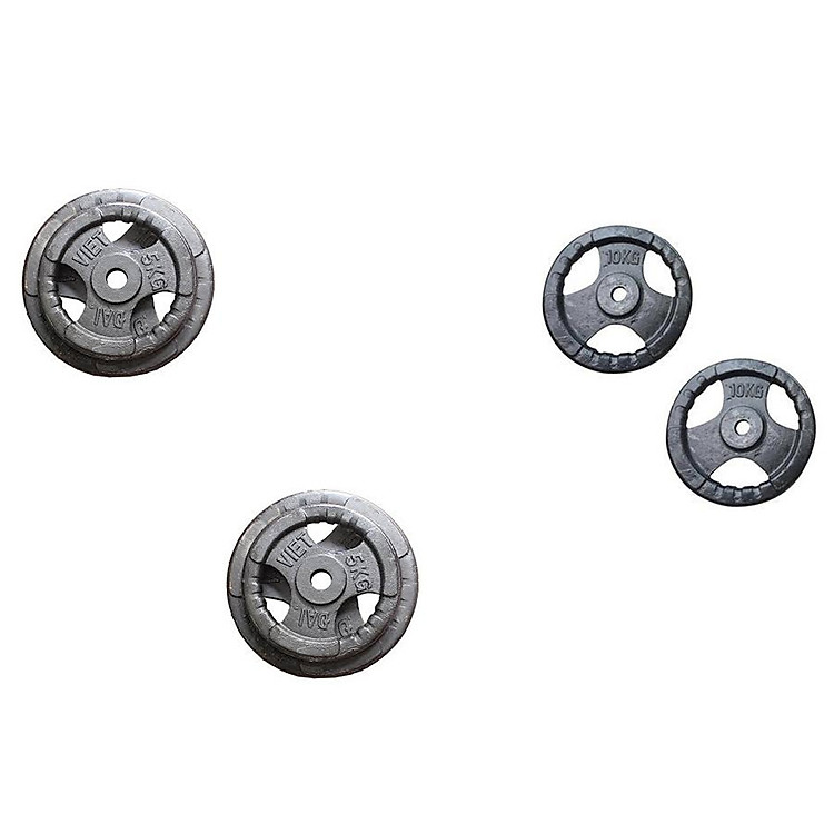 Bộ 30kg Tạ (2 Đĩa 10kg - 2 Đĩa 5kg)