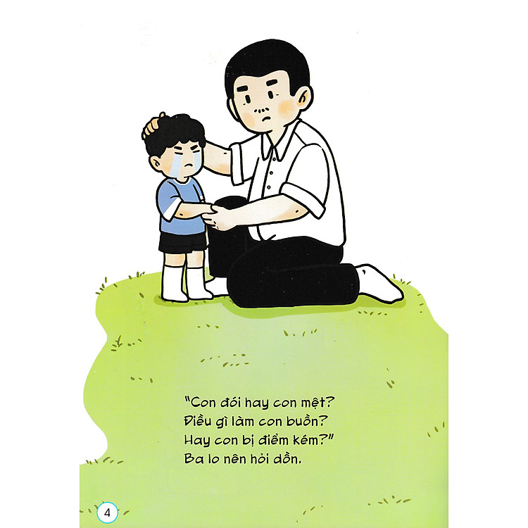 Cùng Bé Phát Triển Chỉ Số EQ - Chuyện Cha Con - Con Khóc Cũng Được Ba Nhỉ! - Ảnh 3