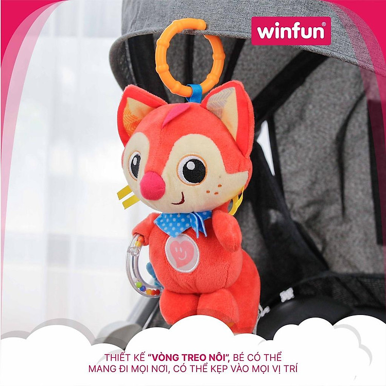 Đồ chơi treo nôi thú bông Winfun Chính hãng Giá tốt - Hình ảnh 5
