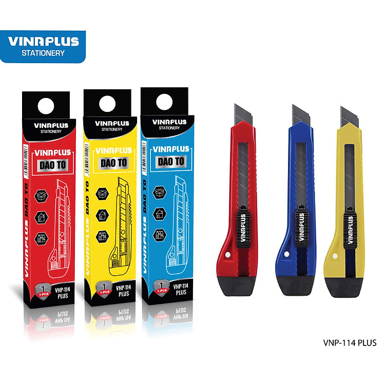 Dao rọc giấy Vinaplus cao cấp - Dao to VNP-114, Dao nhỏ VNP-113